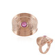 Bague en argent et Saphir rose de Madagascar (MONOSONO COLLECTION)