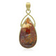 Pendentif en argent et Agate plume de Java