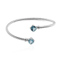 Bracelet en argent et Topaze bleu ciel