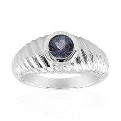 Bague en argent et Tanzanite non chauffée (Pallanova)