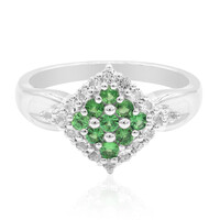 Bague en argent et Grenat Tsavorite