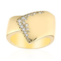 Bague en or et Saphir blanc (Adela Gold)