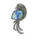 Pendentif en argent et Azurite (Annette classic)