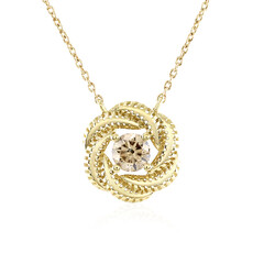 Collier en or et Diamant champagne I1 (Ornaments by de Melo)