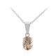 Collier en argent et Morganite