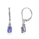 Boucles d'oreilles en or et Tanzanite AAA