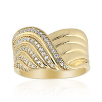 Bague en or et Saphir blanc (Adela Gold)