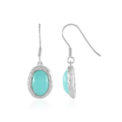 Boucles d'oreilles en argent et Amazonite