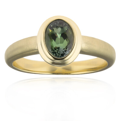 Bague en or et Tanzanite verte (CUSTODANA)