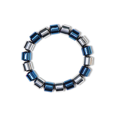 Bracelet et Hématite argentée