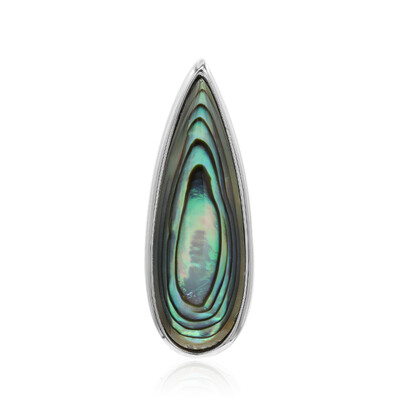 Pendentif en argent et Coquillage d'Abalone (MONOSONO COLLECTION)