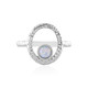 Bague en argent et Opale Welo (MONOSONO COLLECTION)