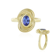 Bague en or et Tanzanite AAA (Ornaments by de Melo)