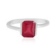 Bague en argent et Rubis de Bemainty