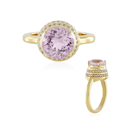 Bague en argent et Kunzite