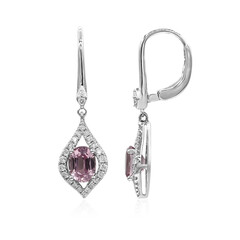 Boucles d'oreilles en or et Spinelle rose de Birmanie (CIRARI)