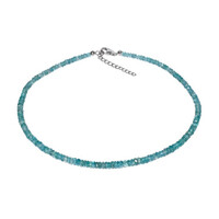 Collier en argent et Apatite bleue