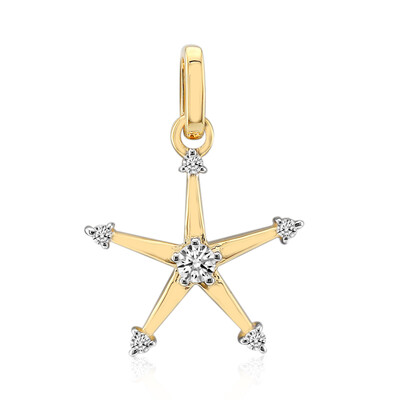 Pendentif en or et Diamant SI1 (G) (Annette)