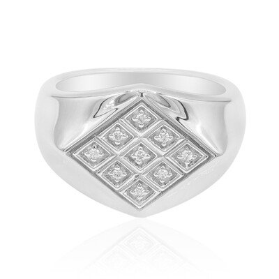 Bague en argent et Diamant I1 (G) (Annette)