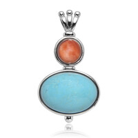 Pendentif en argent et Turquoise