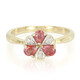 Bague en or et Saphir Padparadscha non chauffé