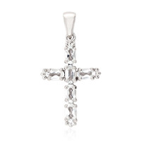 Pendentif en argent et Topaze blanche