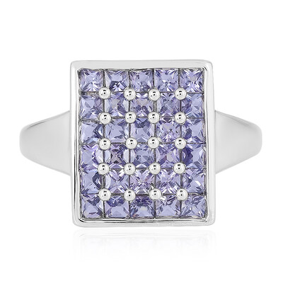 Bague en argent et Tanzanite (MONOSONO COLLECTION)