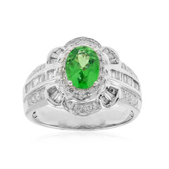 Bague en or et Tsavorite du Kenya AAA  (CIRARI)