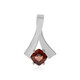 Pendentif en argent et Zircon rose