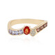 Bague en or et Saphir rouge du soir (Adela Gold)