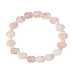 Bracelet et Morganite de Madagascar