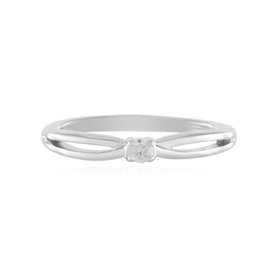 Bague en argent et Diamant I2 (H)