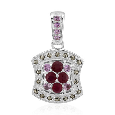 Pendentif en argent et Rubis (Annette classic)