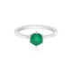 Bague en argent et Onyx vert