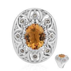 Bague en argent et Citrine (Annette classic)