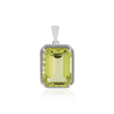 Pendentif en argent et Quartz de l'Ouro Verde