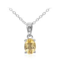 Collier en argent et Citrine