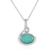 Collier en argent et Amazonite