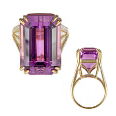 Bague en or et Kunzite de Patroke (AMAYANI)