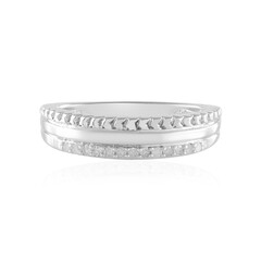 Bague en argent et Diamant I2 (I)