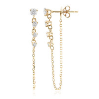 Boucles d'oreilles en or et Diamant I1 (H) (CIRARI)