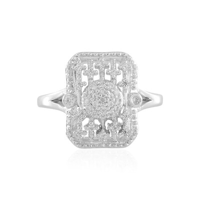 Bague en argent et Zircon