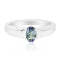 Bague en argent et Tanzanite non chauffée