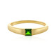 Bague en argent et Diopside de Russie