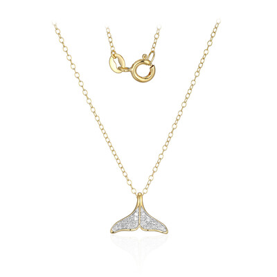 Collier en argent et Diamant I3 (I) (M de Luca)