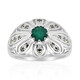 Bague en argent et Emeraude de Zambie (Annette classic)