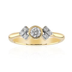 Bague en or et Diamant IF (D)