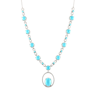 Collier en argent et Turquoise Sleeping Beauty