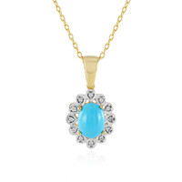 Collier en argent et Turquoise Sleeping Beauty