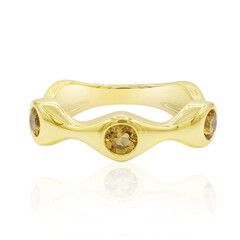 Bague en argent et Citrine